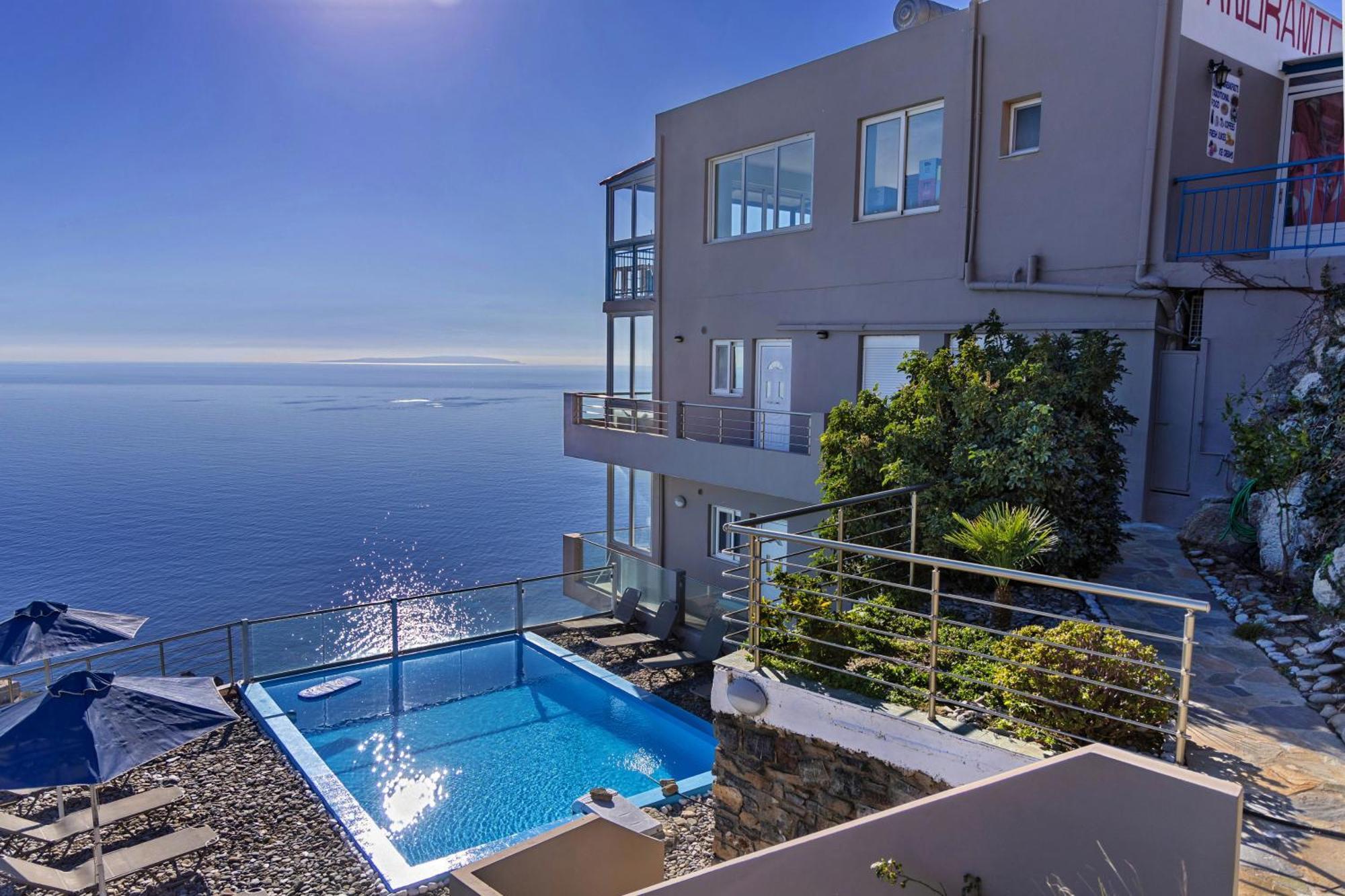 Akrotiri Panorama- Luxury Rental Apartments With Sea View Rodakino Extérieur photo