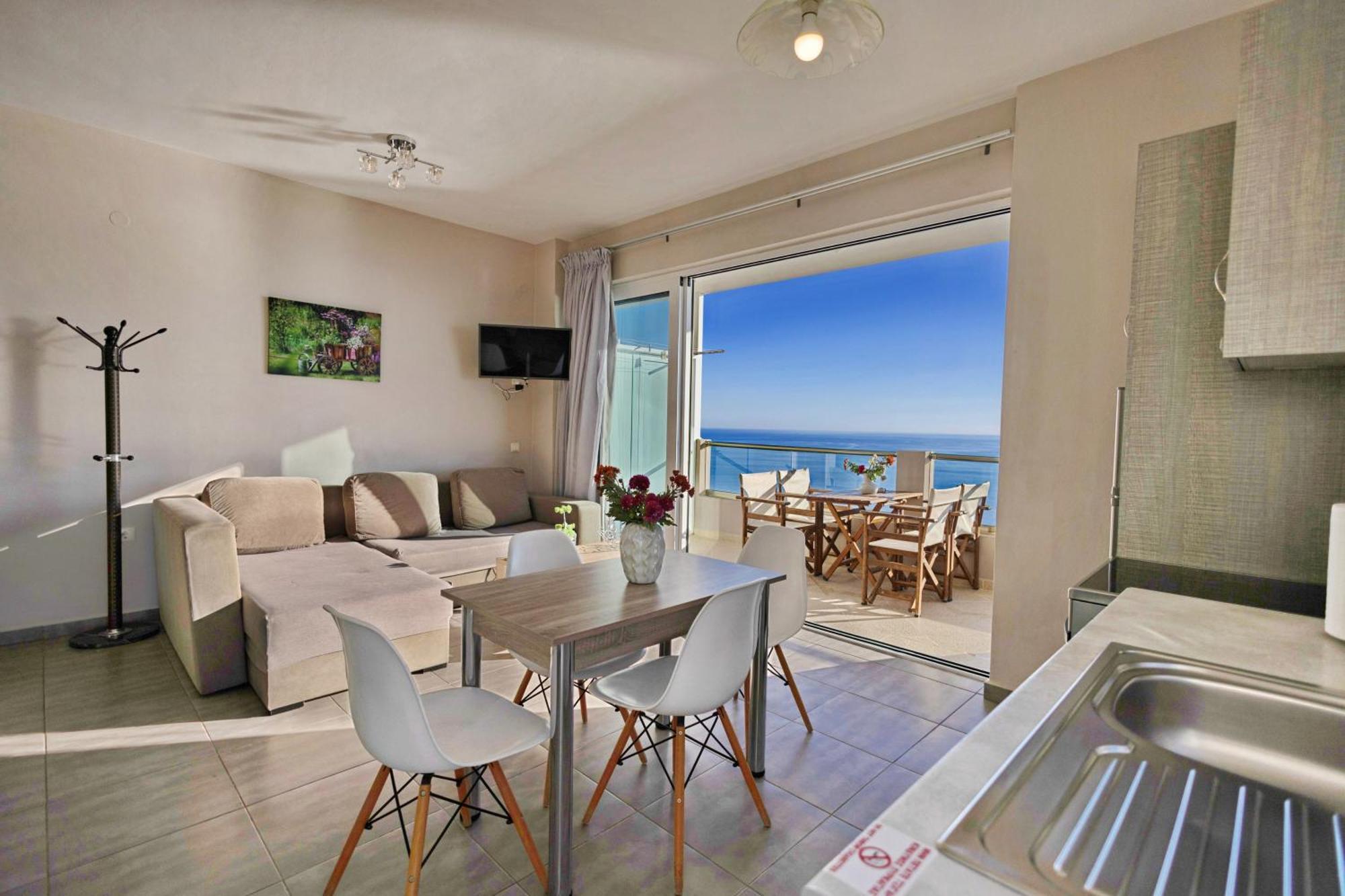 Akrotiri Panorama- Luxury Rental Apartments With Sea View Rodakino Extérieur photo